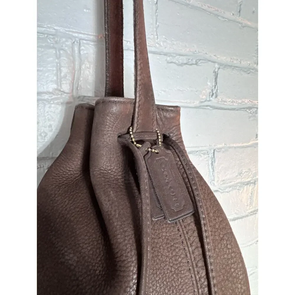 Vintage Coach Sonoma Nubuck Bucket Bag Leather Old Coach Rare